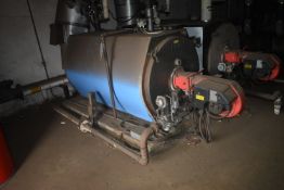 Hartley & Sugden SCP 40 GAS FIRED BOILER, serial no. 9539, year of manufacture 2000, 7.8 bar test