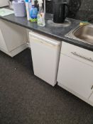 Whirlpool Under the Counter Refrigerator, with microwave, 800W, four slot and two slot toaster and