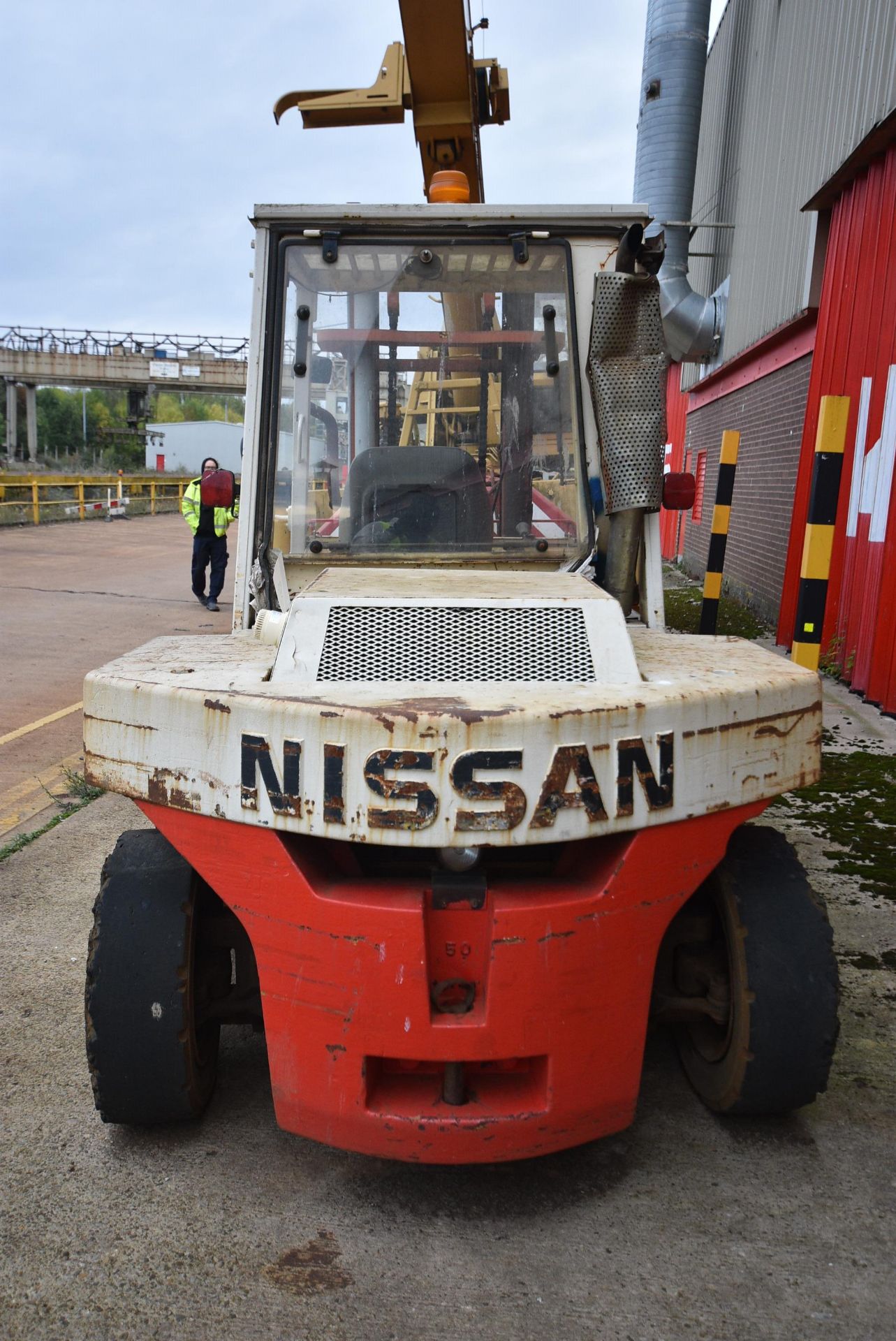 Nissan 85ZDF05A50U 5000kg cap. Diesel Fork Lift Tr - Image 3 of 7