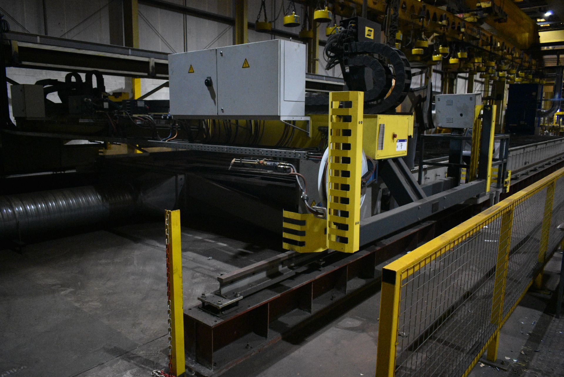 Esab Suprarex SXE HD 7000 THREE HEAD CNC FLAME BEV - Image 2 of 12