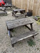 Two Timber Picnic Benches, approx. 1.05m widePlease read the following important notes:- ***Overseas