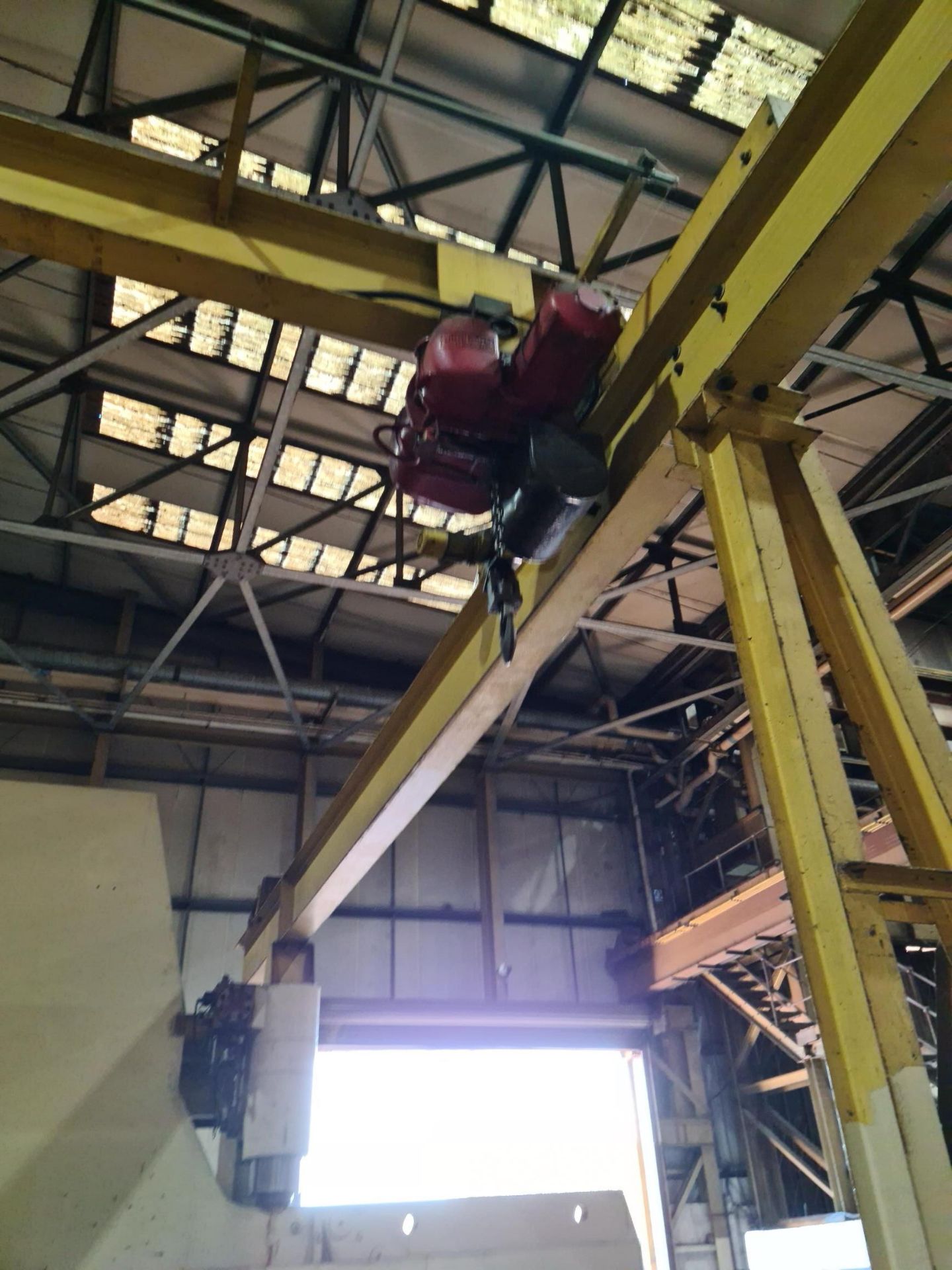 Single Girder 4 ton SWL Overhead Travelling Crane, - Image 4 of 4