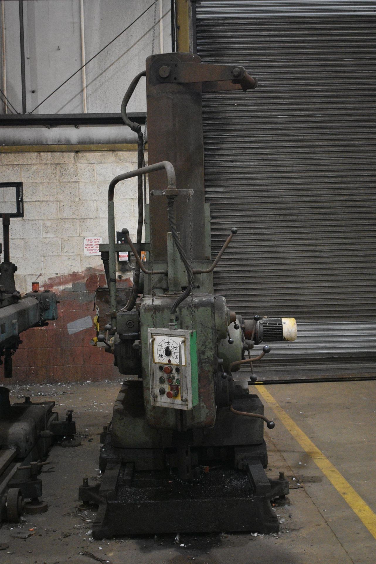 Kosovit VOM50 Radial Arm Drill, serial no. 150280372 (not in use)Please read the following important - Image 3 of 9