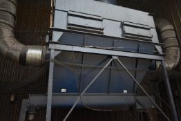 Gjeitart Dust Extraction Unit, with galvanised steel ducting to building, fitted screw auger and