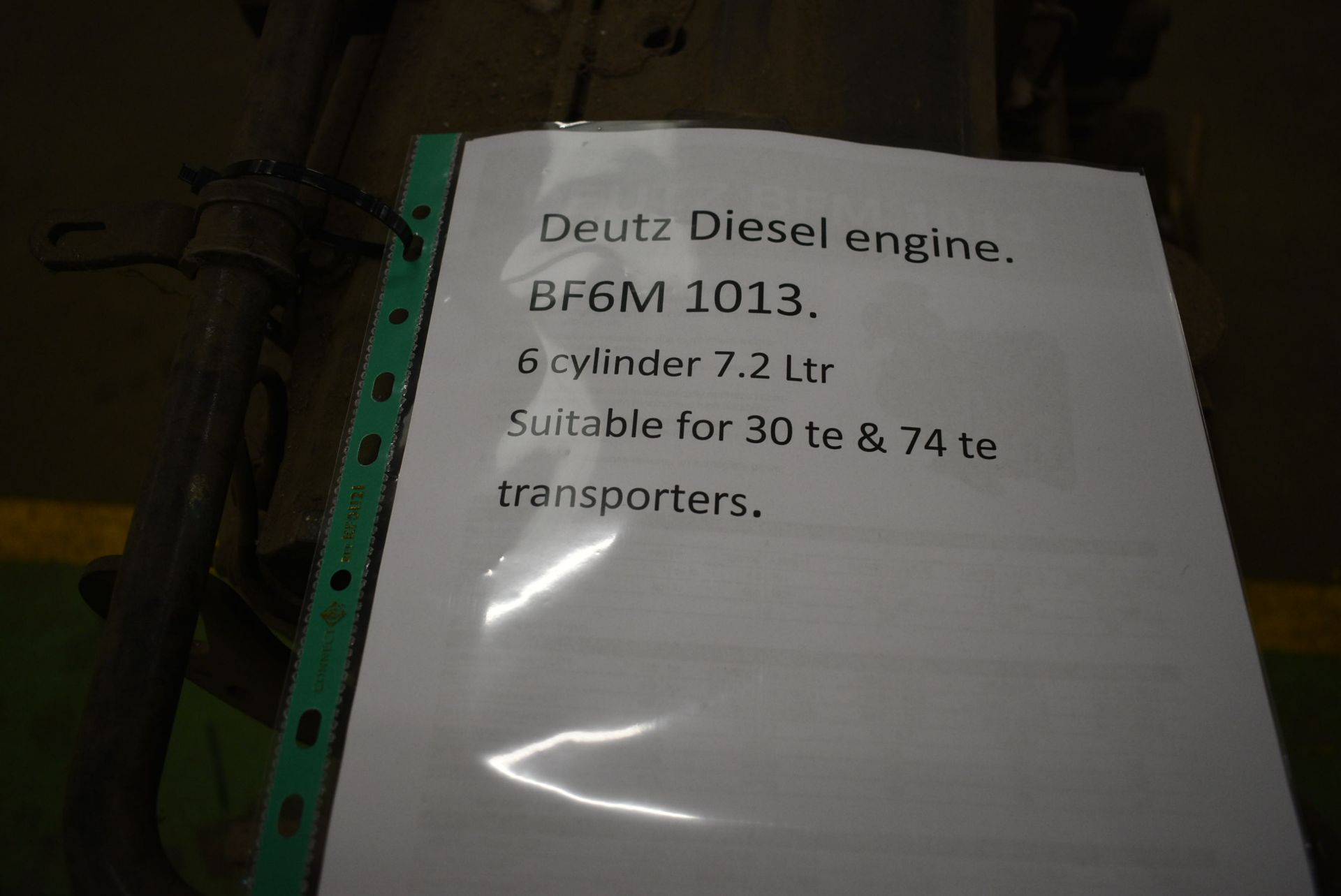 Deutz BF6M 1013 Six Cylinder 7.2 litre Diesel Engi - Image 3 of 6