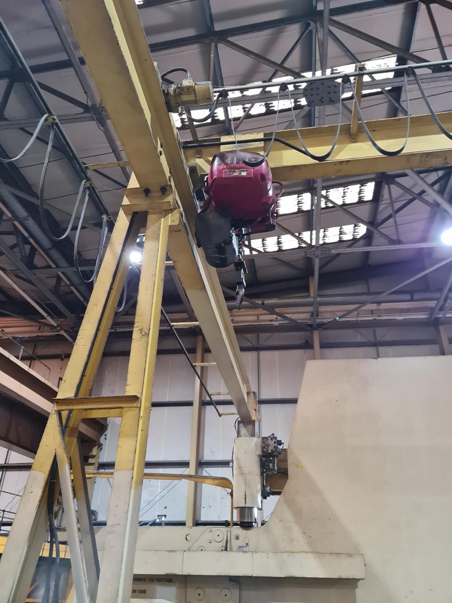 Single Girder 4 ton SWL Overhead Travelling Crane, - Image 3 of 4