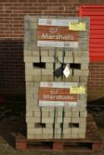 Two Pallets of Marshalls Keyblok Cast Concrete Paving Blocks, 200mm x 100mm x 80mmPlease read the