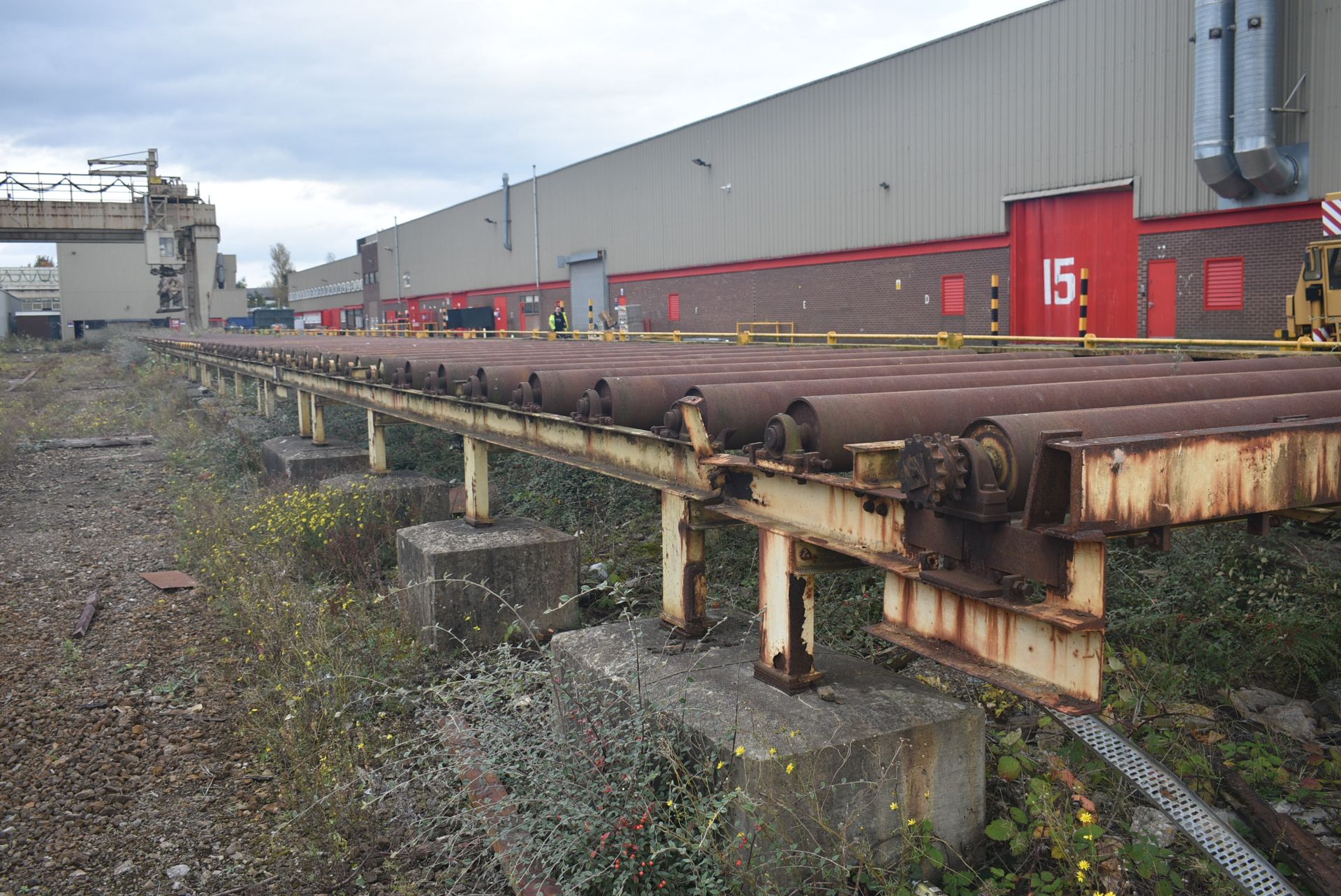 Powered Infeed Roller Conveyor, approx. 141m long - Image 10 of 11