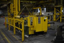 LVD DC 250 SP 250 TON HORIZONTAL HYDRAULIC PIN PRESS, serial no. 9680, year of manufacture 1981,