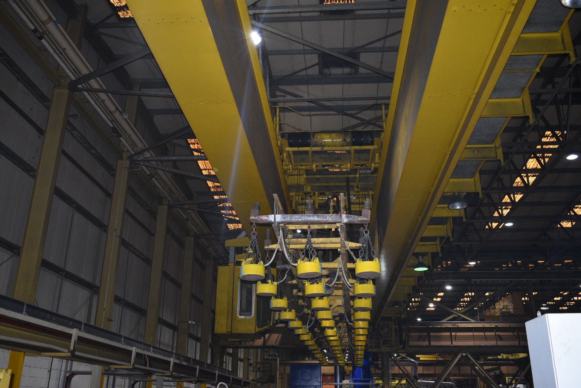 NEI Twin Girder 15 ton SWL Overhead Travelling Cra - Image 2 of 9