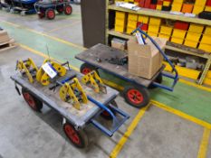 Two x Four Wheel Stock TrolleyPlease read the following important notes:- ***Overseas buyers - All