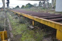 Powered Infeed Roller Conveyor, approx. 141m long x 3m wide on rollersPlease read the following