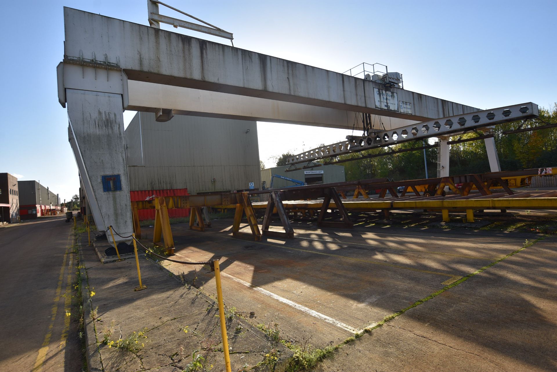 NEI 15 ton SWL TWIN GIRDER OVERHEAD GANTRY CRANE,