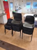 16 Metal Framed Plastic Stackable ChairsPlease read the following important notes:- ***Overseas