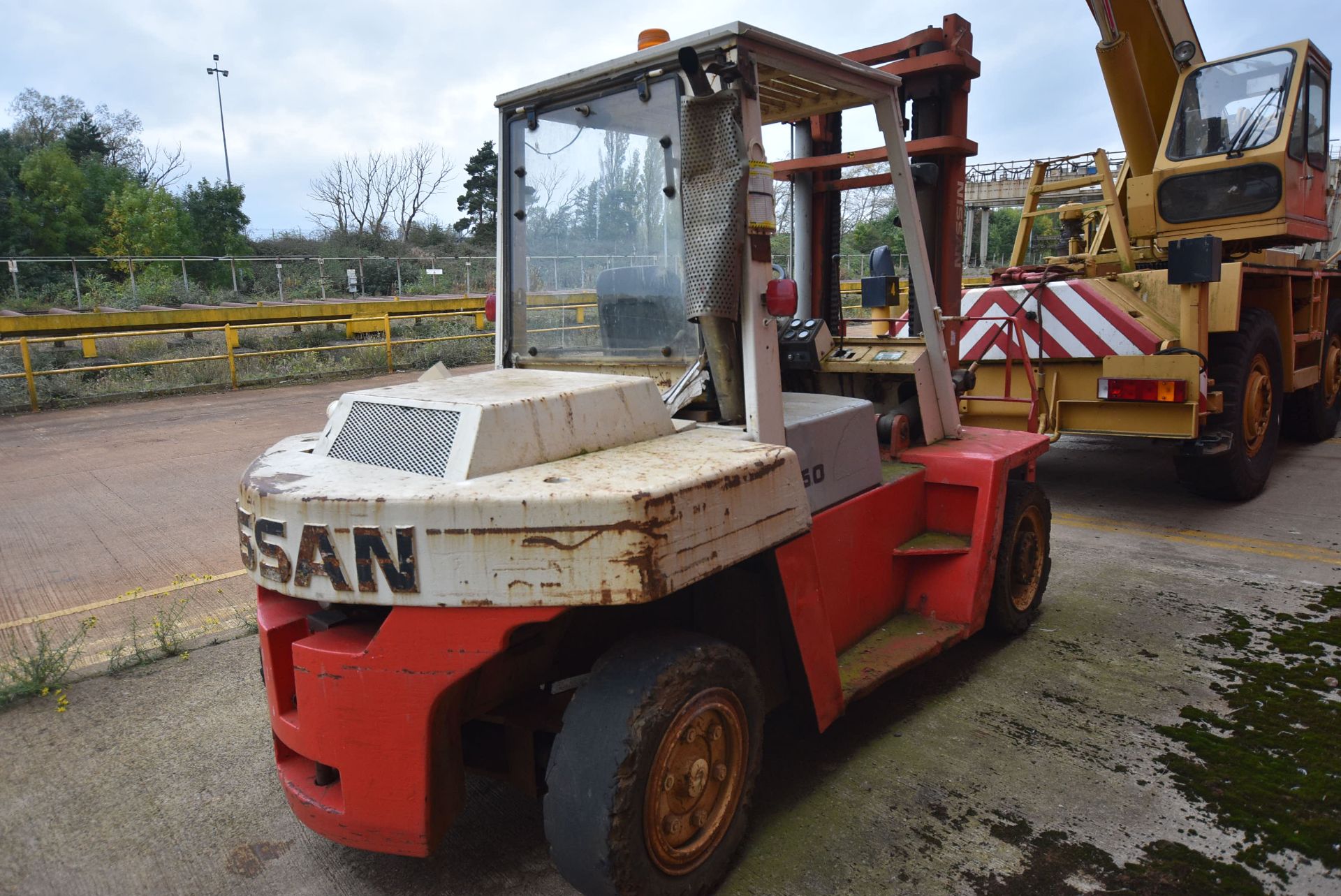 Nissan 85ZDF05A50U 5000kg cap. Diesel Fork Lift Tr - Image 4 of 7