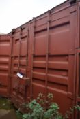 40ft Steel Shipping Container (contents excluded – reserve removal until contents cleared)Please