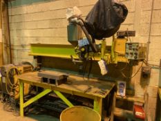 Esab PEG1 Rail Mounted Welder, with steel workbenchPlease read the following important notes:- ***