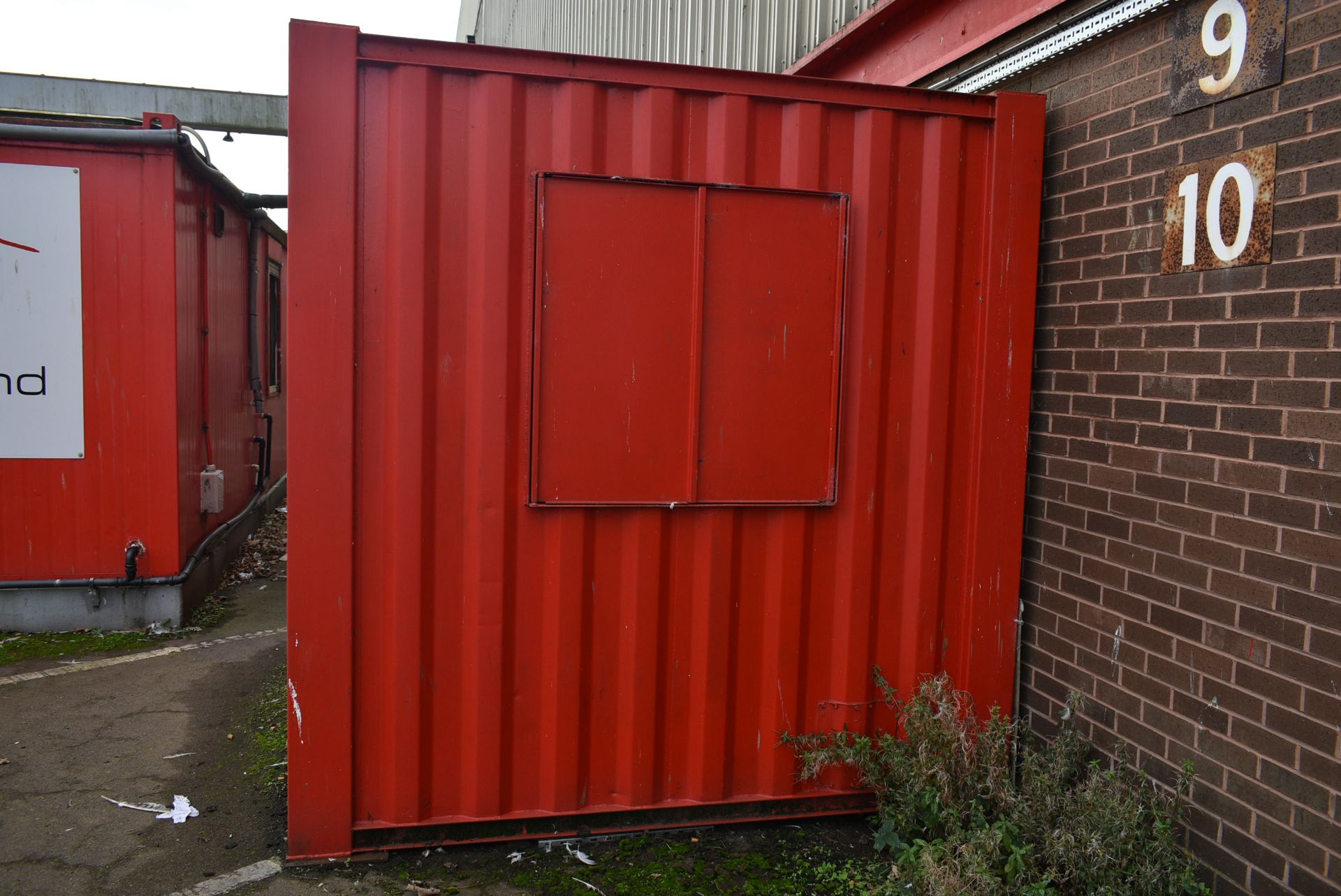 Steel Site Cabin , approx. 3m x 2.45m x 2.5m high - Image 3 of 3