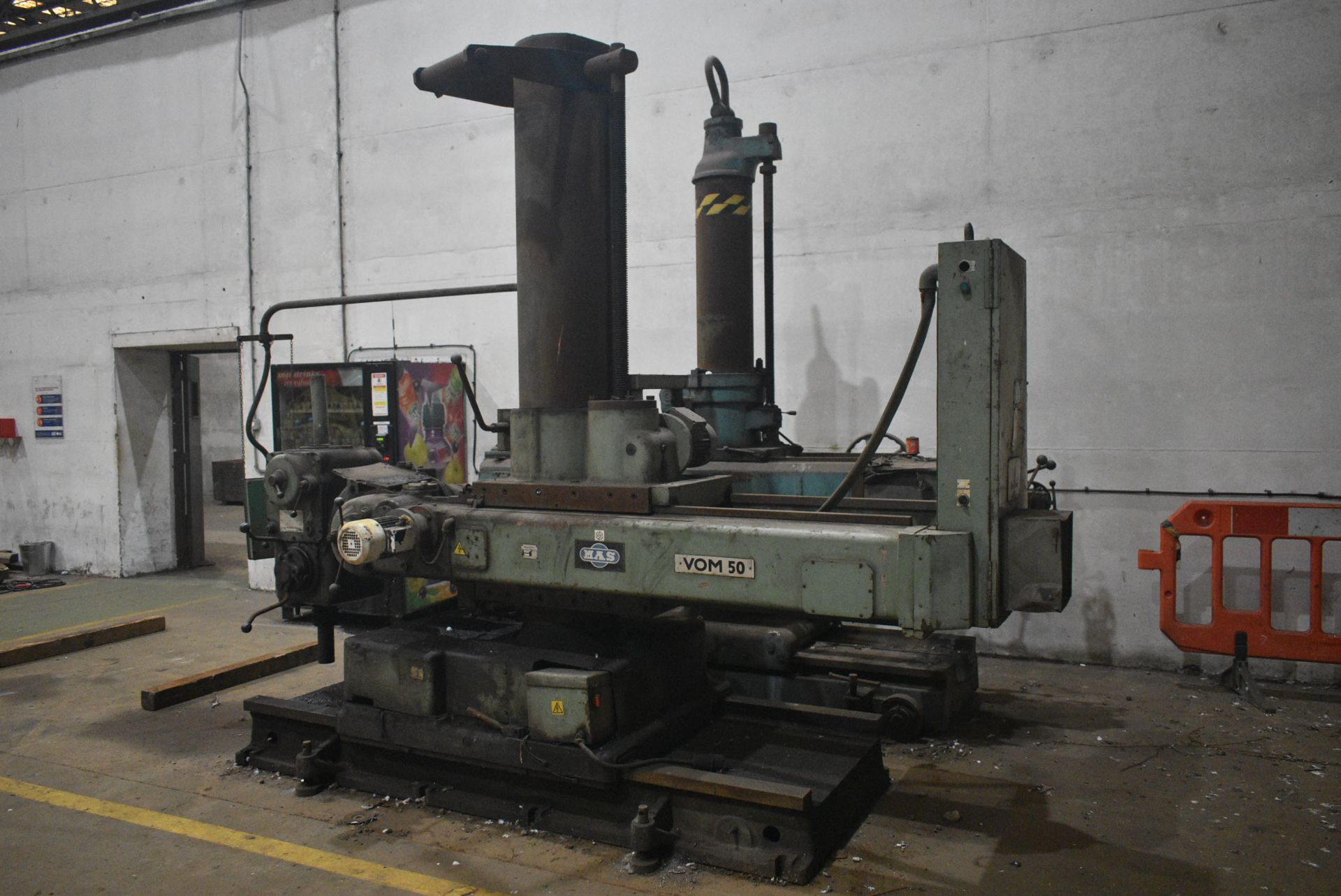 Kosovit VOM50 Radial Arm Drill, serial no. 150280372 (not in use)Please read the following important - Image 8 of 9