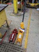 Two Trolley Jacks, 5 ton and 2 ton cap.Please read the following important notes:- ***Overseas