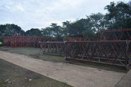 Quantity of Assorted Steel Stands/ Trestles and Packing Plates, as set out in one areaPlease read