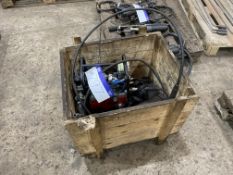 Hydraulic Pump & Jack Unit, as set out in timber cratePlease read the following important