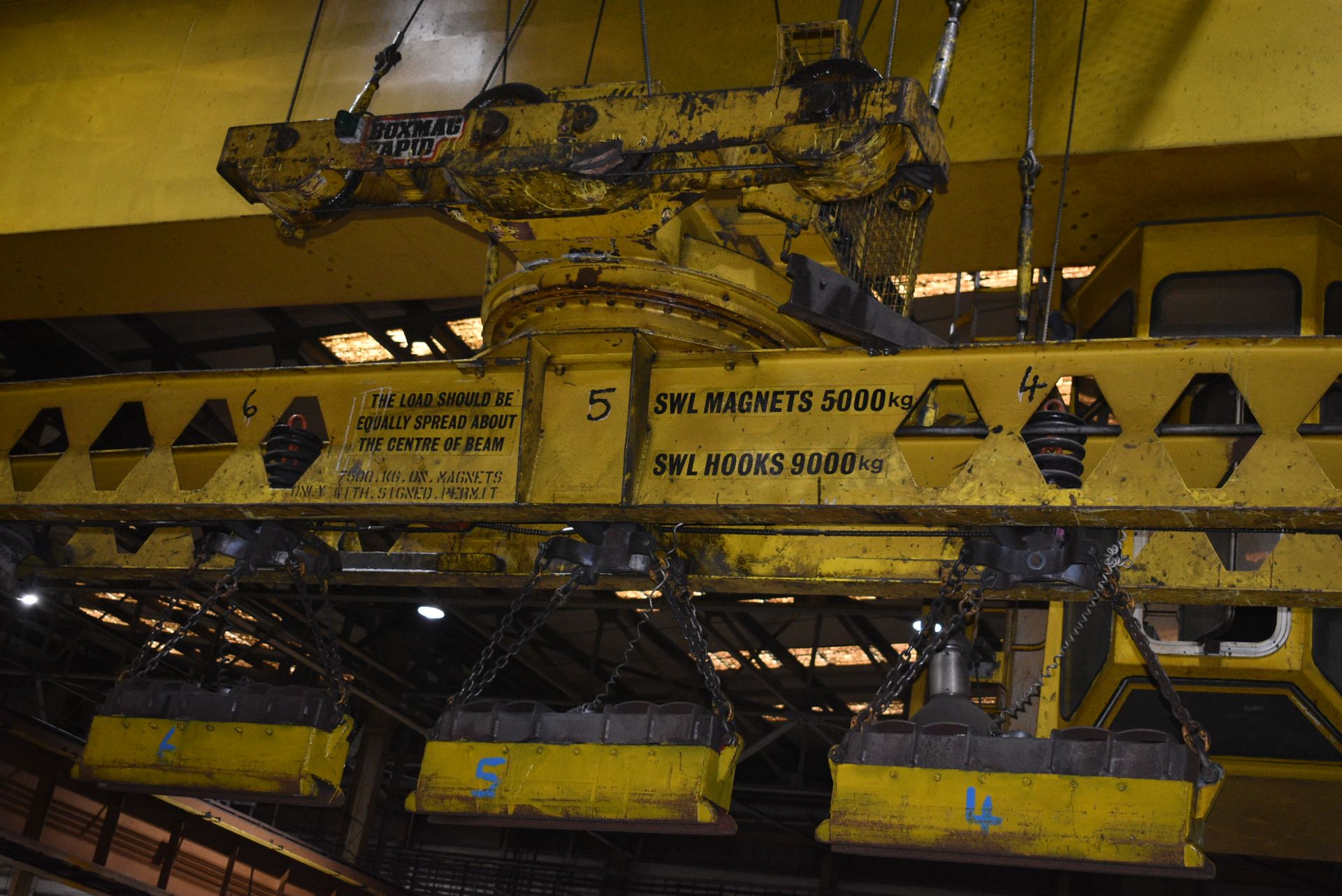 NEI Twin Girder 9 ton Overhead Travelling Crane, w - Image 3 of 7