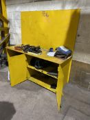Steel Double Door Workbench, approx. 1.8m x 650mm (contents excluded)Please read the following