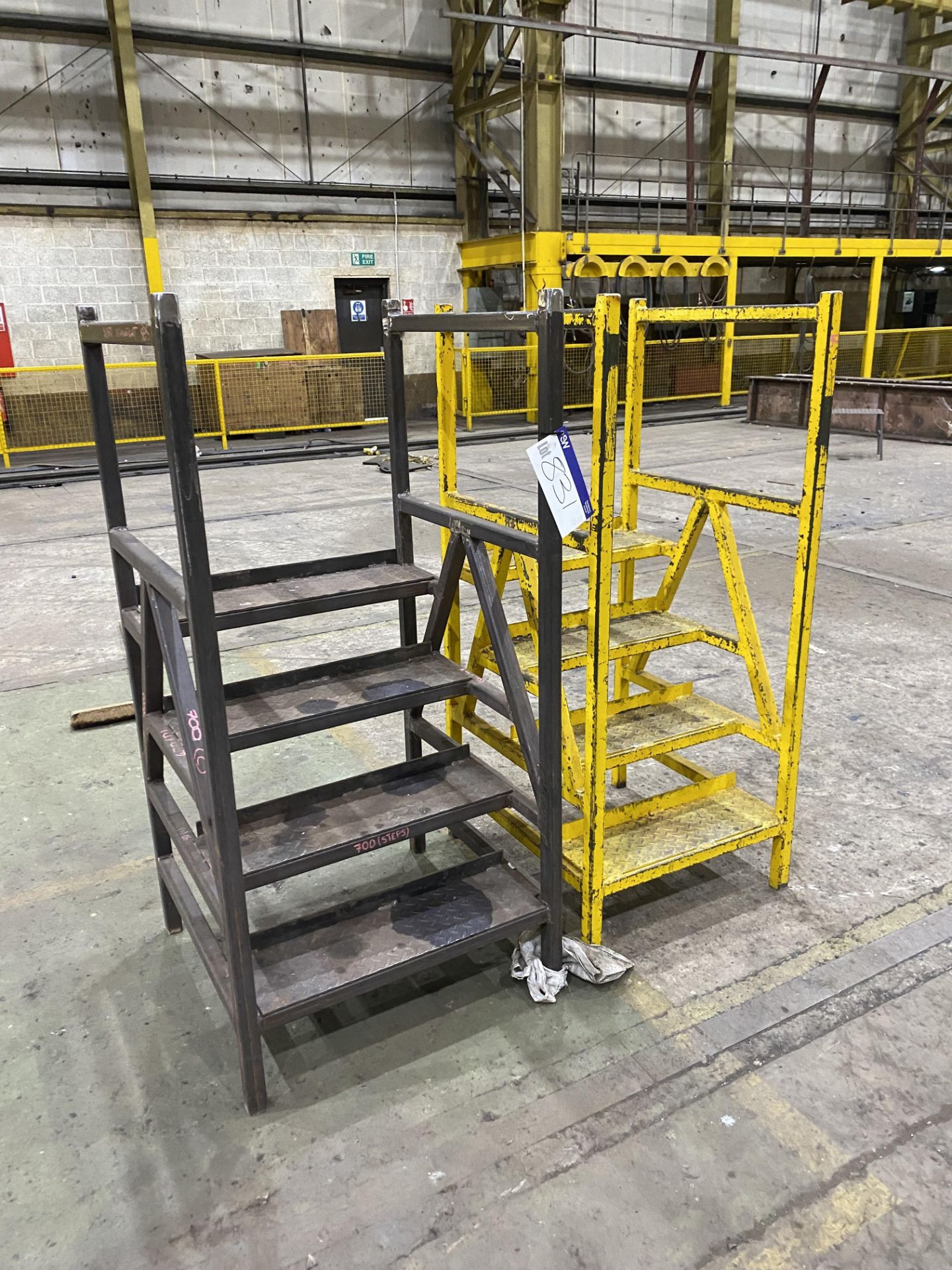 Two x Four Rise Steel Pedestrian StepsPlease read the following important notes:- ***Overseas buyers