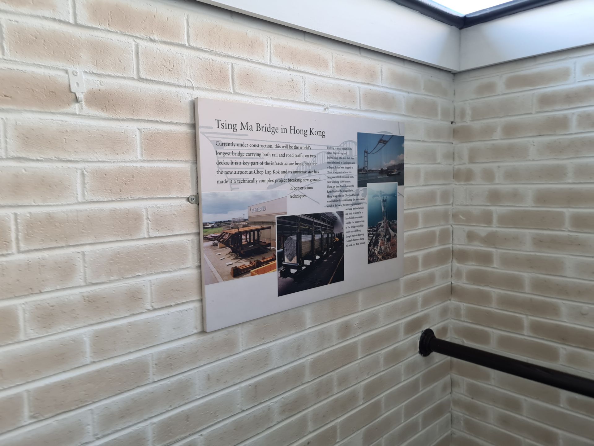 Seven Display Panels Showing a Pictural History of Bridge Building from DarlingtonPlease read the - Image 6 of 7
