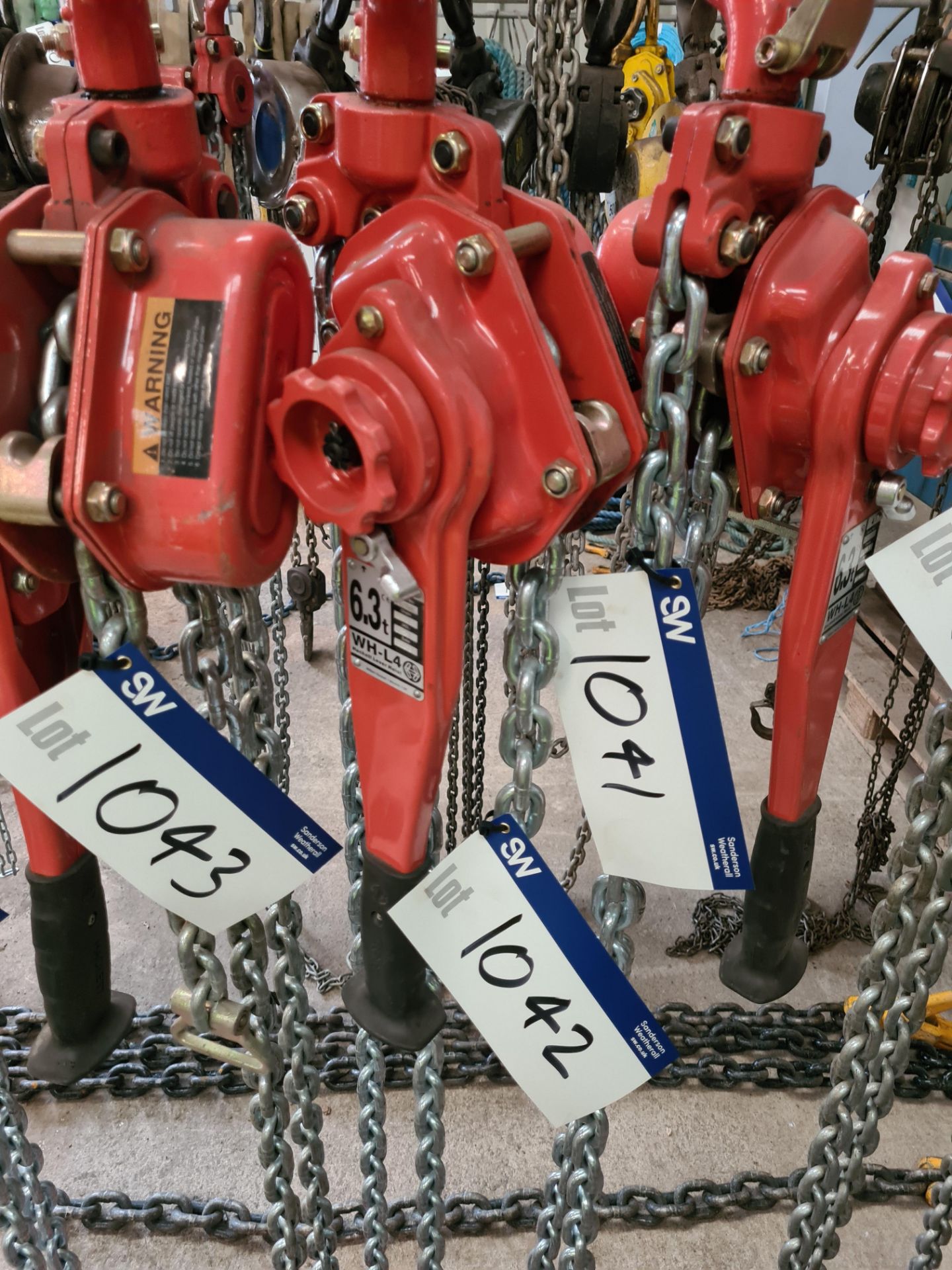 Hackett WH-L4 Lever Hoist, year of manufacture 2020, SWL 6.3 tonPlease read the following