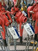 Hackett WG-L4 Lever Hoist, year of manufacture 2020, SWL 6.3 tonPlease read the following