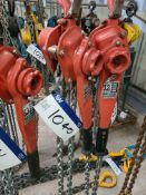 Hackett WH-L4 Lever Hoist, year of manufacture 2020, SWL 3.2 tonPlease read the following