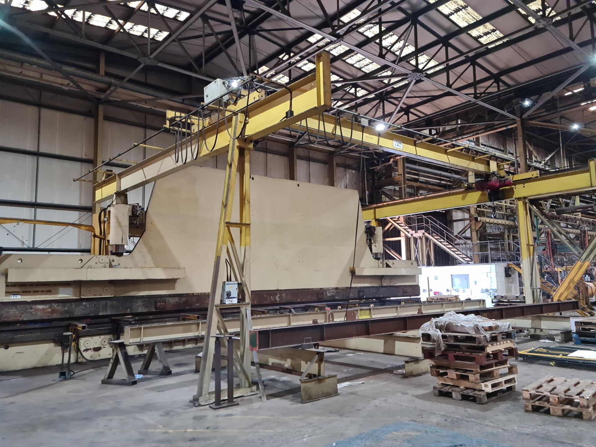 Single Girder 4 ton SWL Overhead Travelling Crane, - Image 2 of 4