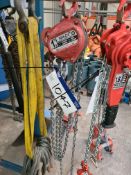 Hackett WH-C4 Chain Hoist, year of manufacture 2019, SWL 1 tonPlease read the following important