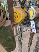 Yale VS3 Lock & Tackle Lifting Hoist, year of manufacture 2013, SWL 2000kgPlease read the