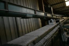 Carier approx. 300mm dia. Inclined Screw Conveyor, serial no. 61590, approx. 13.5m long, with
