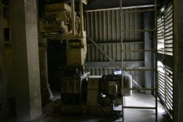 Christy and Norris X15 REVERSIBLE HAMMER MILL, fitted electric motor (understood to be frame D250S),