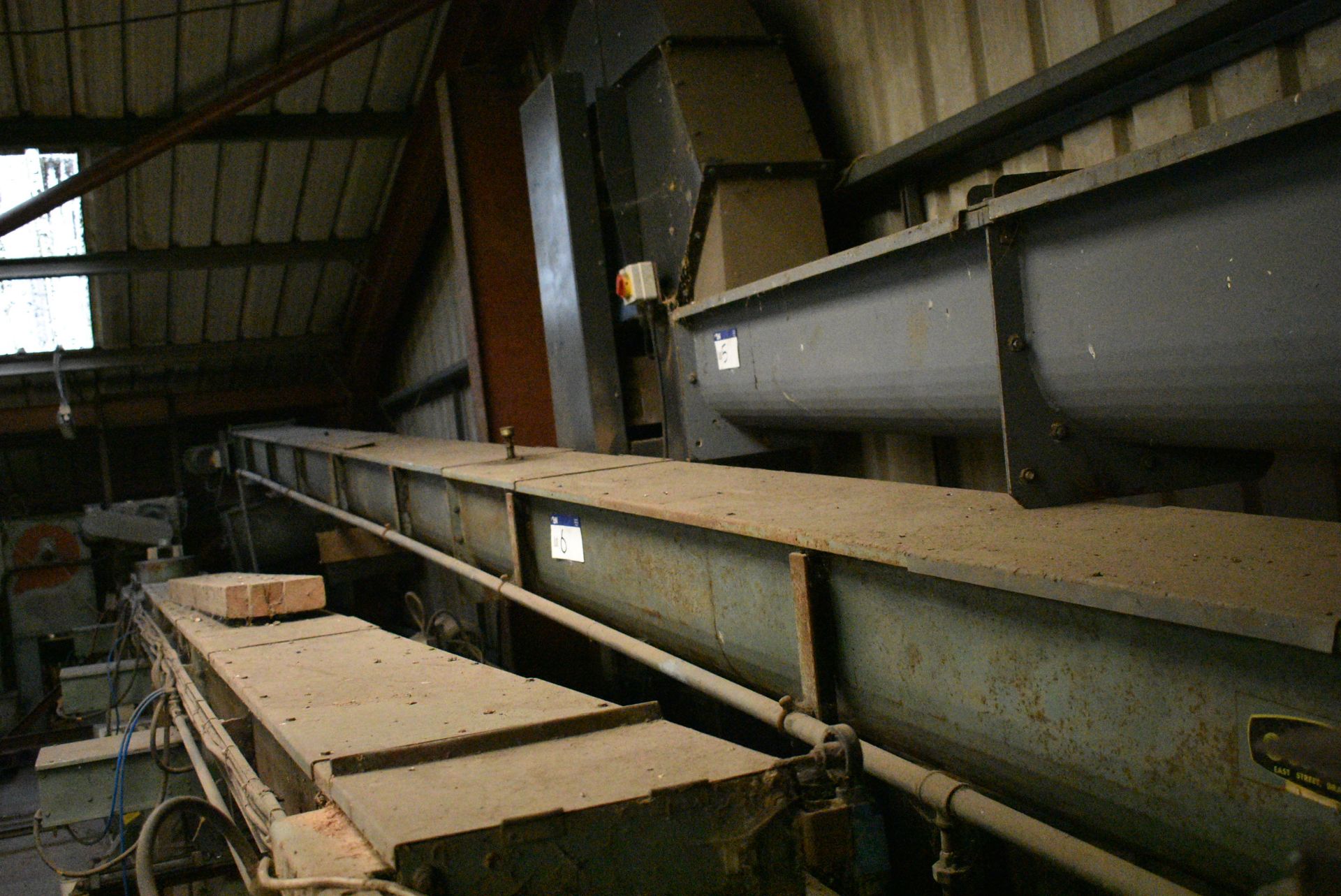 Carier approx. 300mm dia. Inclined Screw Conveyor, serial no. 61590, approx. 13.5m long, with - Image 4 of 5