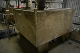 Steel Pre-Grind Hopper, approx. 1.8m x 1.8m x 1.5m deep, fitted two level sensorsPlease read the