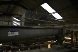 Approx. 300mm dia. Inclined Screw Conveyor, approx. 13.5m long, with electric motor drive and