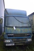 Daf FALF 45.170 Curtainside Truck, registration no. WU53 GUE, date first registered 28/01/2004, with