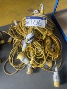 Quantity of Assorted 110V Extension CablesPlease read the following important notes:- ***Overseas