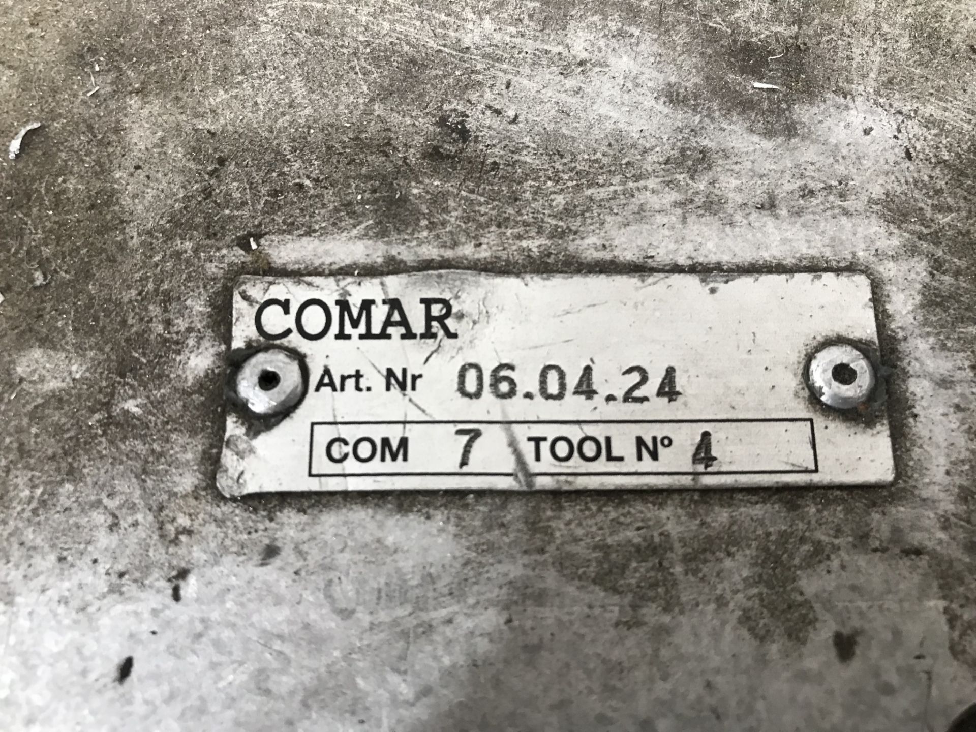 Comar Punch Tool for Door, understood to be COM7 Tool 1, no. 1A1C150 29907, with Comar Punch Tool - Image 4 of 4