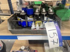 Quantity of Silicone Spray & Superglue, as set out in metal bin (rack excluded)Please read the