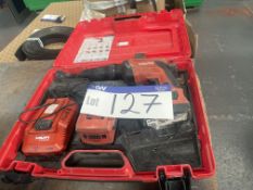 Hilti ST 1800-A22 Portable Electric Screwdriver, with carry case, charger and batteryPlease read the