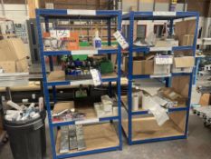 Two Bay Five Tier Stock Rack, each bay approx. 900mm x 600mm x 1.8m (contents excluded)Please read