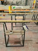 Four Steel Framed Trestles, up to approx. 1.8m widePlease read the following important notes:- ***