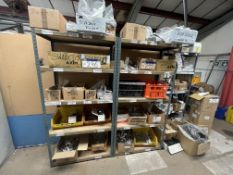 Three Bays Stock Rack, each bay mainly approx. 900mm x 460mm x 1.8m (contents excluded)Please read
