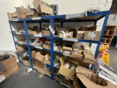 Three Bay Five Tier Stock Racks, each approx. 900mm x 600mm x 1.8m high (contents excluded)Please